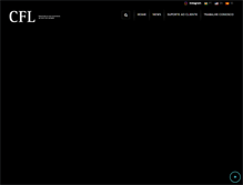 Tablet Screenshot of cfl.com.br